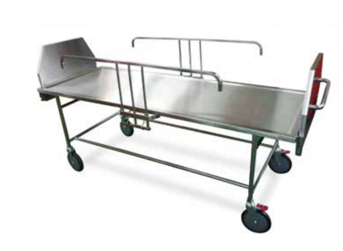 MORTUARY TROLLEY FIXED HEIGHT C/W CANVAS